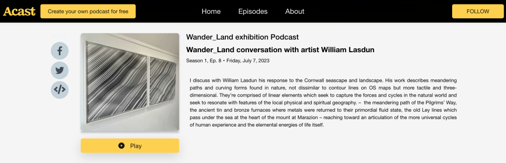 William Lasdun interview 2023